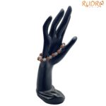 Crystal Rudraksha Bracelet Diamond Cut Shaped - 8 MM