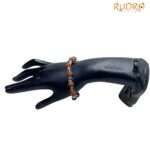Crystal Rudraksha Bracelet Diamond Cut Shaped - 8 MM