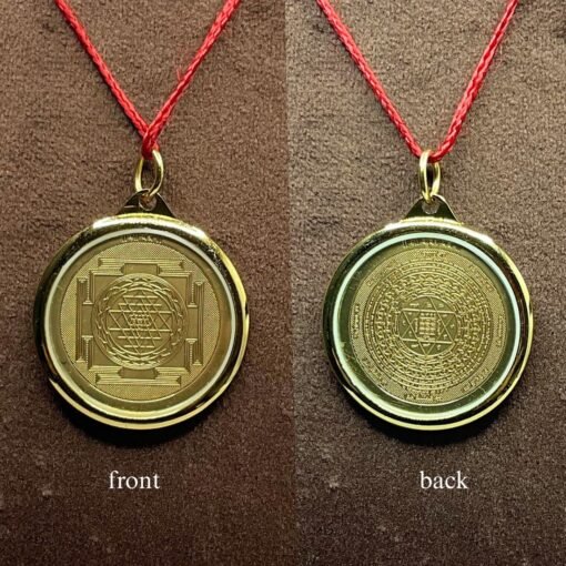 Kuber Yantra Locket Gold Plated