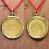 Kuber Yantra Locket gold plated