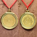 Kuber Yantra Locket gold plated