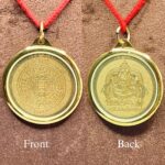 Kuber Yantra Locket gold plated