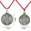Navgraha Yantra Locket In Silver - 5 Grams