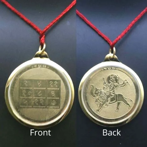 Budh Yantra Locket Gold Plated