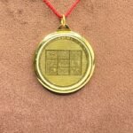 Shani Yantra locket Gold Plated
