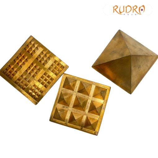 Multi Layered Copper 91 Pyramid Set - 4 Inches