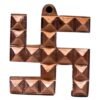 Copper Swastik Pyramid - (2 Inch )