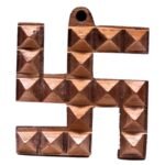Copper Swastik Pyramid - (2 inch )