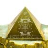 Wealth Pyramid With Gold Plated
