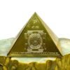 Wealth Pyramid With Gold Plated