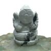 Gemstone Howlite Ganesha Idol 3 Inch