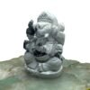 Gemstone Howlite Ganesha Idol 3 Inch