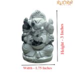 Gemstone Howlite Ganesha Idol