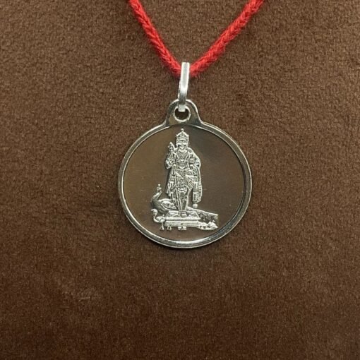 Murugan Yantra Silver Locket - 5 Grams - Image 3