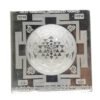 Silver Shree Yantra Dome - 2 Inches 12 Dome Silver Shree Yantra