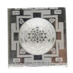 Dome silver shree yantra