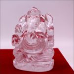 Gemstone Crystal Ganesha Idol 3 Inch