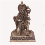 Hanumanji sitting Idol in brass
