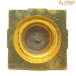 3D Mahameru Shree Yantra - 4 Inches Gold Plated