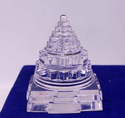 Crystal Healing Shri Yantra Crystal Quartaz Shree Yantra Pyramid Healing Himalayian crystal quartz Reiki Infused |50 to 100 Cts 