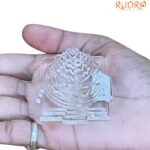 Crystal Sphatik Shree Yantra - 2 Inches - (108 Grams)