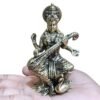 Saraswati Idol Brass - 3.75 Inches - ( 214 Grams )