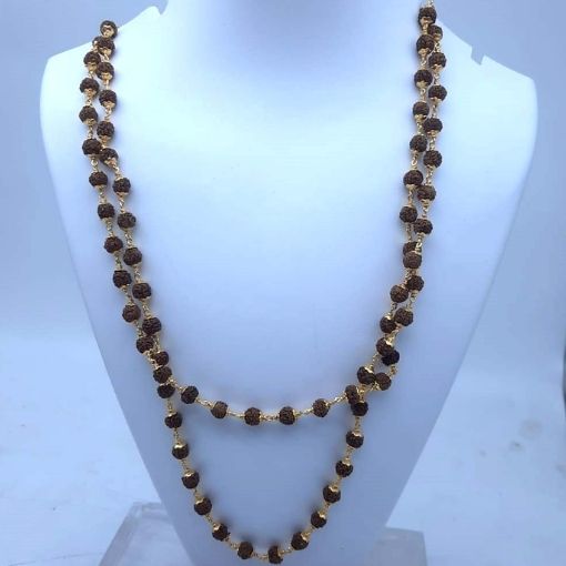 Buy Online 4MM Original Rudraksha Mala Authentic 108 Beads Best Price