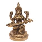 Saraswati brass Statue 4 inch