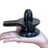 Black Jade Shivling - 3.25 Inches - ( 563 Gram )