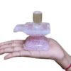 Crystal Lingam With Square Rose Quartz Base - 320 Grams 24 Crystal-Lingam-With-Square-Rose-Quartz-Base.jpg