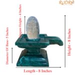 Exclusive Sri Chakra Lingam With Margatha Base - (8 - Inches) - 2900 Gram