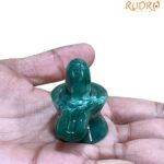 Green Jade Shivling - 1.5 Inches - (43 Grams)