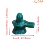 Green Jade Shivling - 1.5 Inches - (43 Grams)