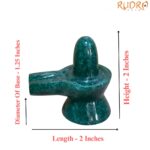 Green Jade Shivling - 2 Inches - (70 Grams)