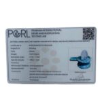 Sphatik Sri Chakra Lingam With Green Jade Base - 5 Inches - (1345 Grams)