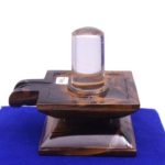 Square Crystal Lingam With Tiger Eye Base 4 Inch