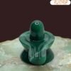 Green Jade Margata Shivlingam - 1.75 Inch ( 82 Gram )