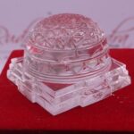 Premium Carved Crystal Kurma Shri Yantra 3 Inch