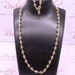 Crystal Mala with Gold Plated Capping