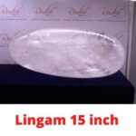 Big Size Crystal Sphatik Lingam 15 inch