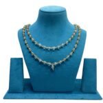 Sphatik Mala With Gold Plated Capping - 7.5 MM