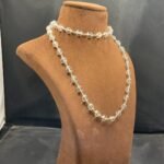 Sphatik Mala With Silver Capping (10 Mm)
