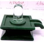 Square Shivling with Green Jade base 4.5 inch