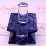 Square Shivling With Sodalite Base 4 Inch