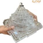 Big Crystal Shree Yantra - 8 by 9 Inches - (8704 Grams)