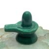 Green Jade Shivling - 2.25 Inch ( 98 Gram )