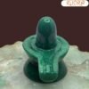 Green Jade Shivling - 2.25 Inch ( 98 Gram )