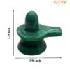 Green Jade Shivling - 2.25 Inch ( 98 Gram )