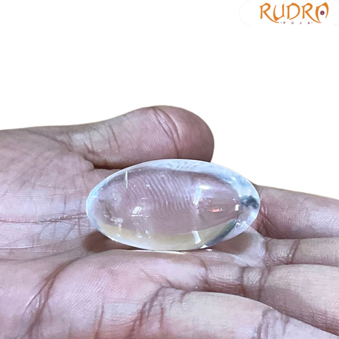Original Sphatik Lingam - 1.5 Inches - (29 Grams)