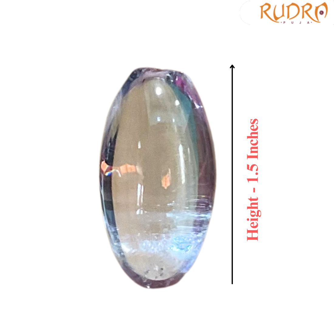 Original Sphatik Lingam - 1.5 Inches - (29 Grams)